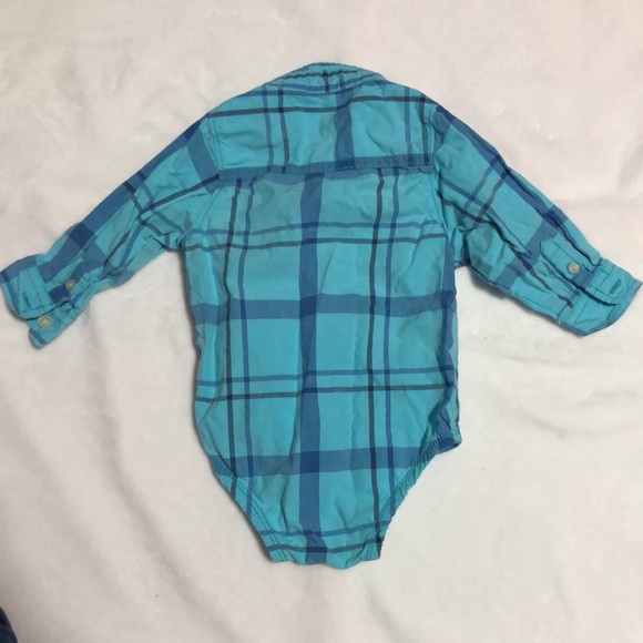Oshkosh button down onesie - Picture 2 of 2
